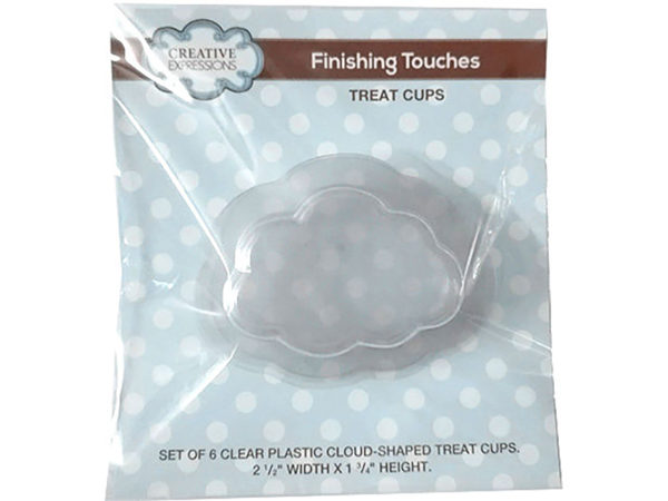 Cloud shaped treat cups