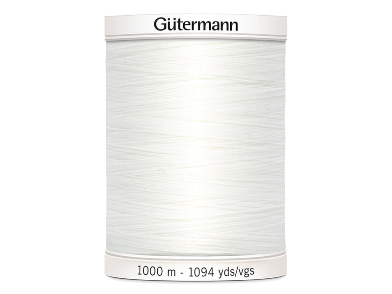Gutermann sew all 1000m 800 Hvit