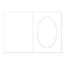 A5 Oval aperture card blanks
