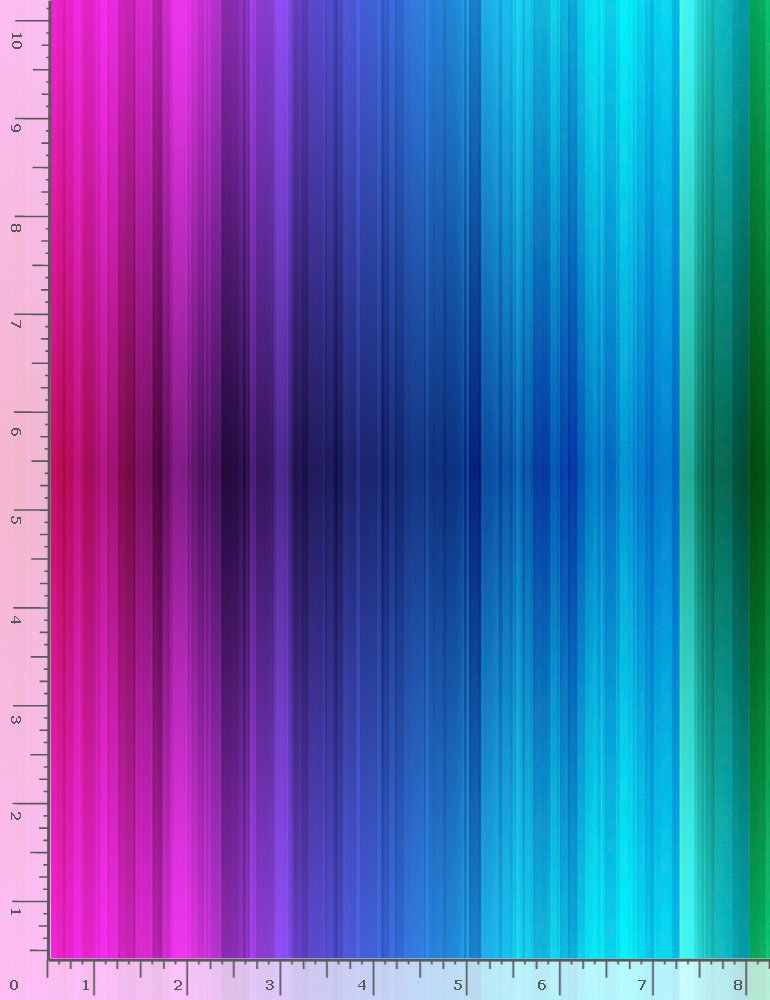 Rainbow rose gradiant stripe 0,5m