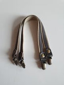 Hanker med klype 20mmx42cm lys brun