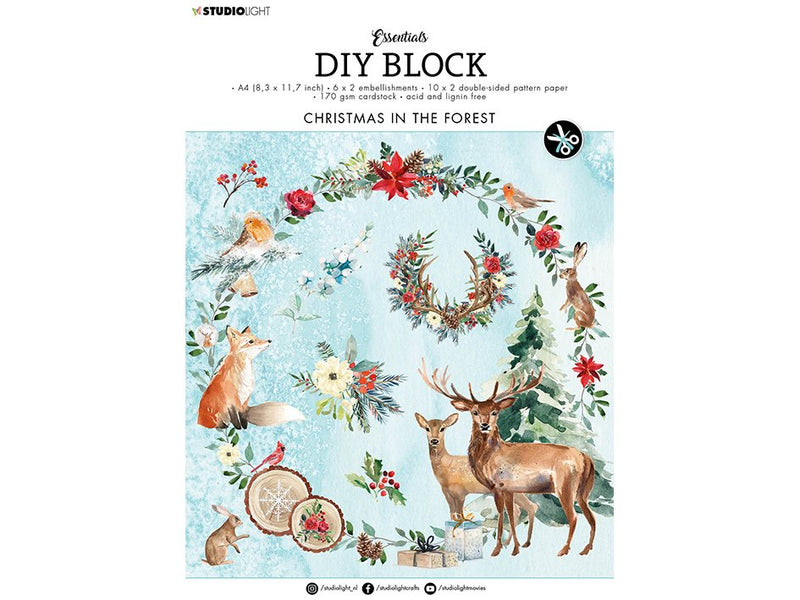 Essentials DIY Block – Christmas in the forest