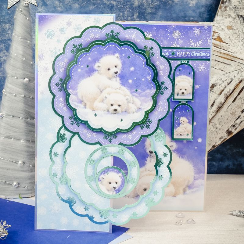 Christmas cuties Polar bear hugs Luxury topper set
