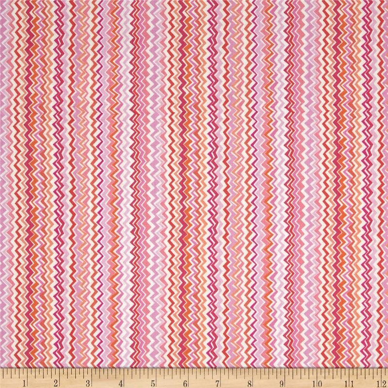 Zippy stripe Pink/ orange