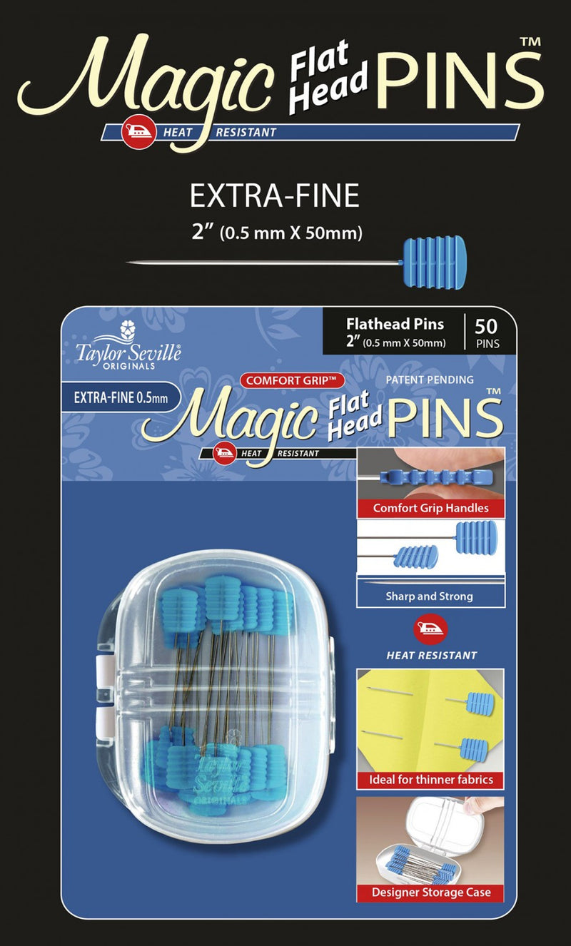 Magic Pins Flat Head Extra Fine 50pc