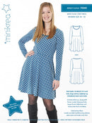 Minikrea Mønster - Jersey Kjole 70045