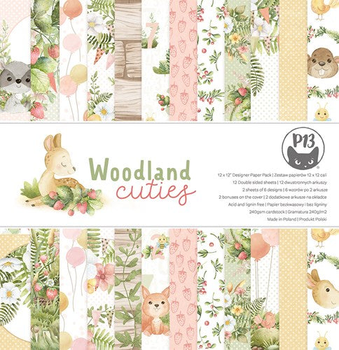 Woodland cuties 12"x12"  paper pack