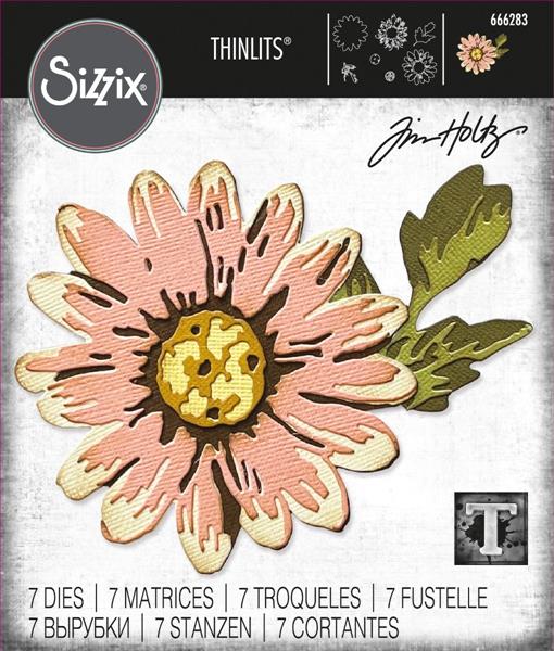 Sizzix/Tim Holtz Thinlits Die "Blossom" 666283