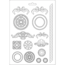 Stamperia Maxi molds A4 Small frames