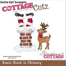 Santa stuck in chimney