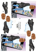 Jente med skinnjakke