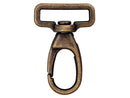 Karabinlås 25mm Antikk messing