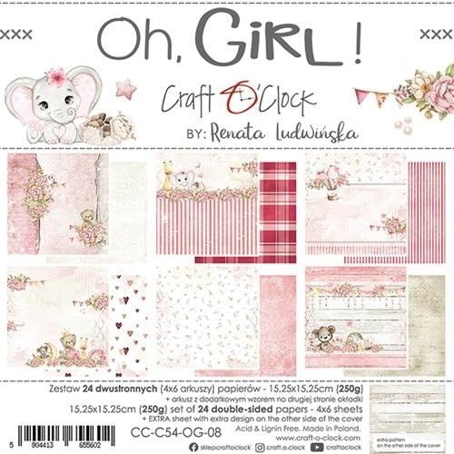 Oh girl 6"x6" paper pack