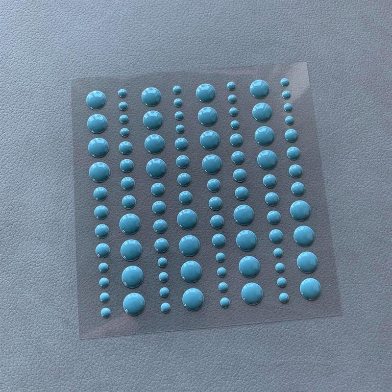 Simple and Basic Enamel Dots "Aqua (96 pcs)"