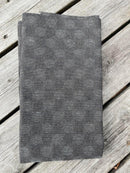 Japansk bomull med struktur Mørk grå Pr dm