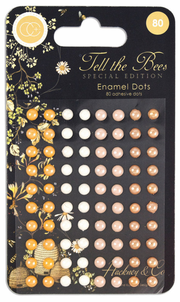 Tell the Bees Special Edition Adhesive Enamel Dots