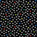 Black and white with a touch of bright Hjerter 0,5m