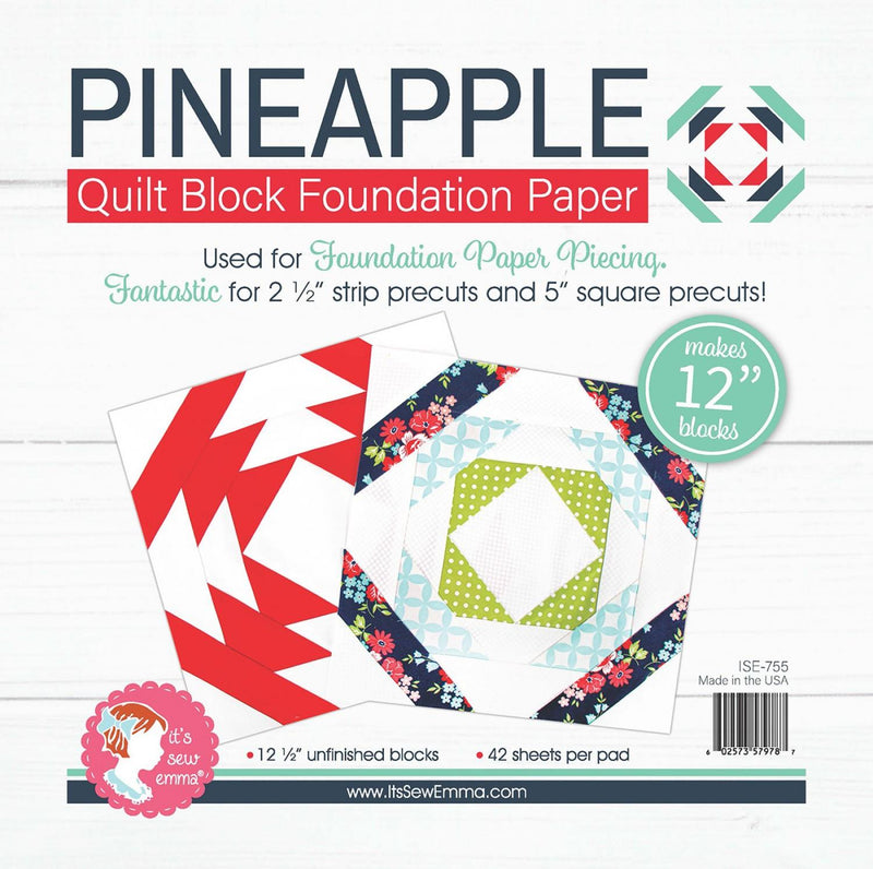 12" pineapple block foundation