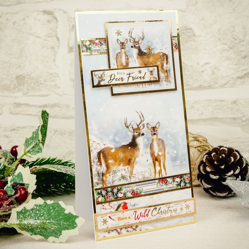 Winter wildlife Festive forest Luxury topper