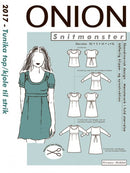 2017 Tunika topp/ kjole til strikka stoff