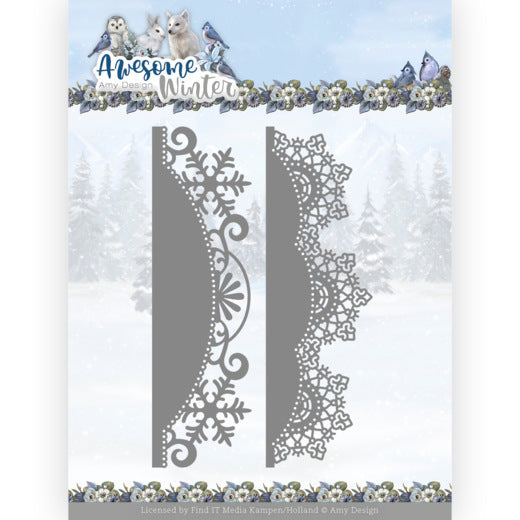 Awesome winter Winter lace border