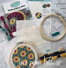 Sunflower embroidery kit