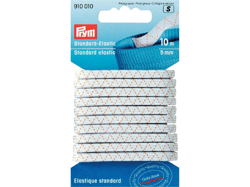 Prym Elastisk strikk 5mmx10m – Hvit