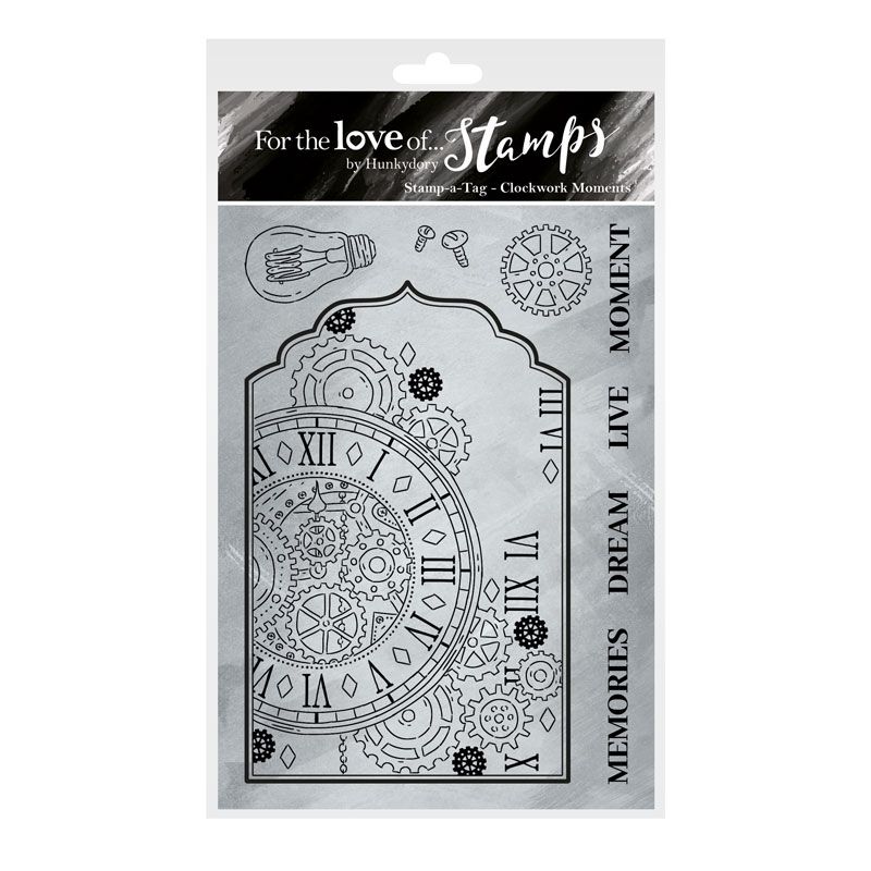 Stamp-a-tag Clockwork moments