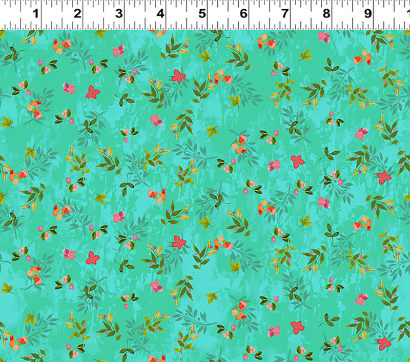 Feathered friends Turquoise Pr dm