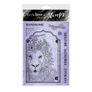 Stamp-a-tag The noble lion