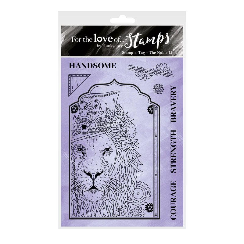 Stamp-a-tag The noble lion