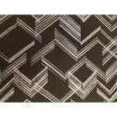 Svart med sølv striper