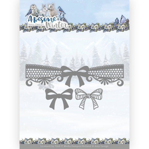 Awesome winter Winter lace bow