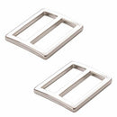 Slider Flat Widemouth 1in Nickel Set of Two