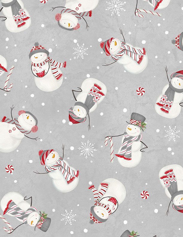 Frosty Merry Mints Snowman toss gray 0,5m