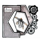 Vintage treasures Card shape industrial