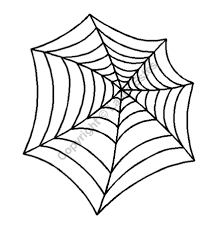 Spider web quilt stencil
