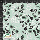 Mintgrønn med blader jersey