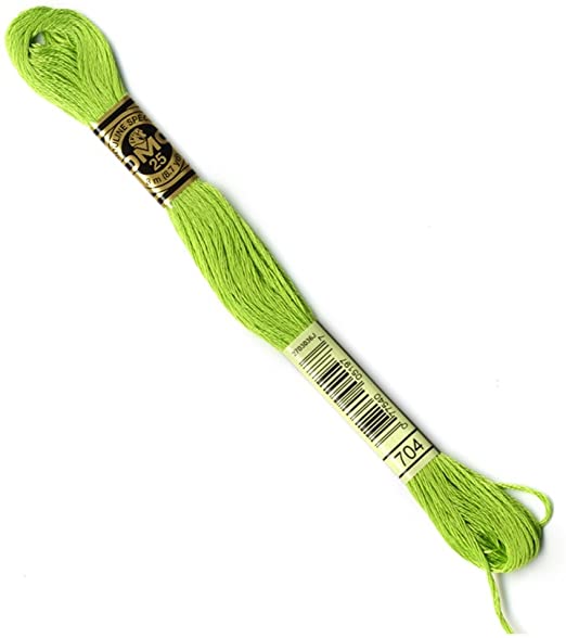 DMC 704 Bright chartreuse