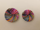 Fargerikt nøste - coconut button - 25 mm