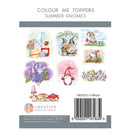 Summer Gnomes A6 Colour Me Toppers