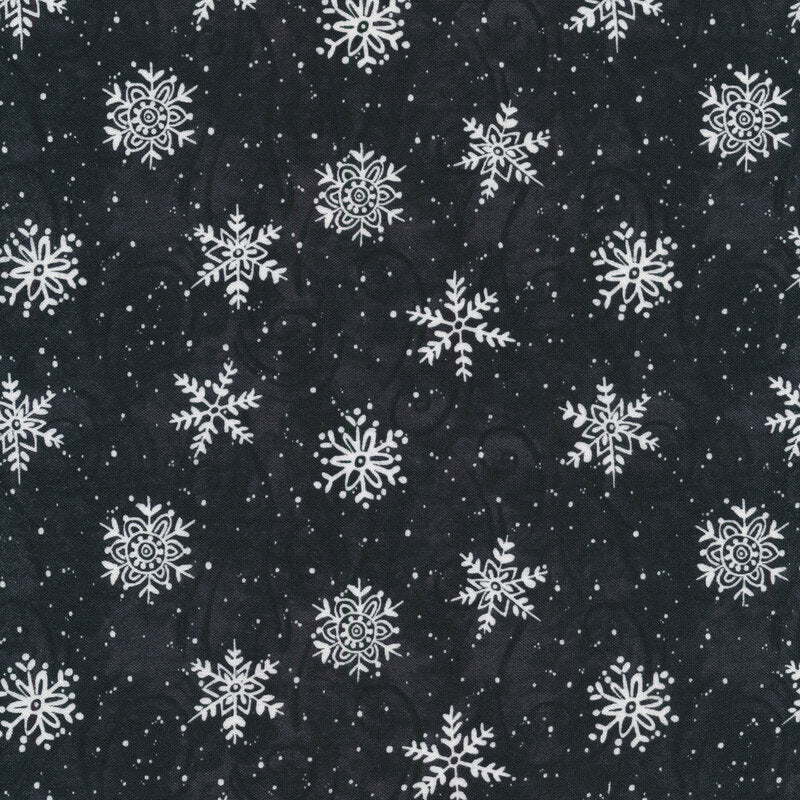 Feeling frosty Black with snowflake 0,5m