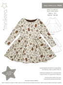 Minikrea 33020 Jersey swing kjole