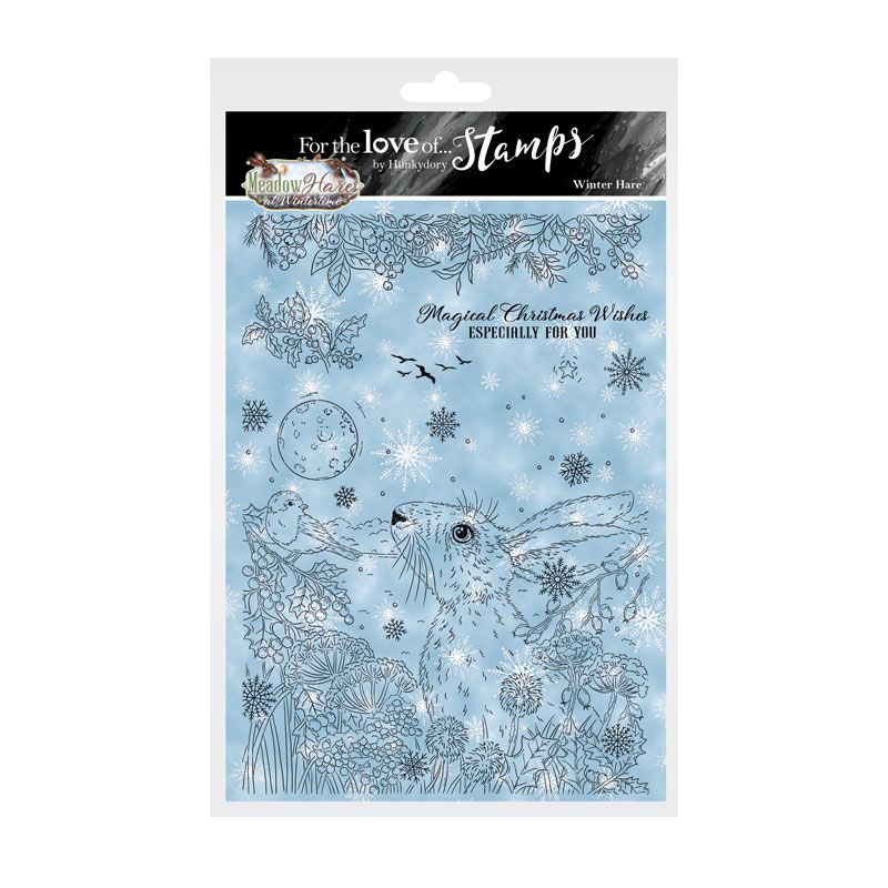 Meadow hare Winter Hare A5 Stamp Set