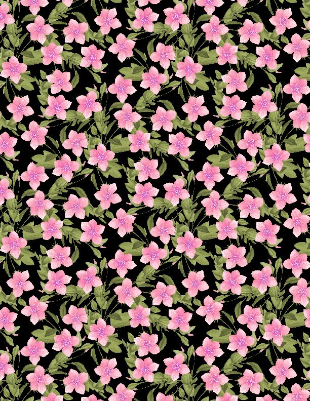 In Bloom Small floral pink 0,5m