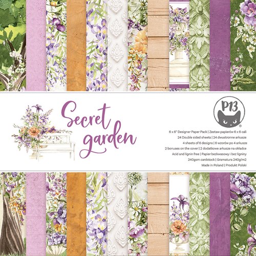 Secret garden 6"x6" paper pack