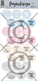 Stickers Runde pastell