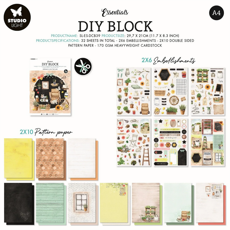 Spring is in the air DIY block