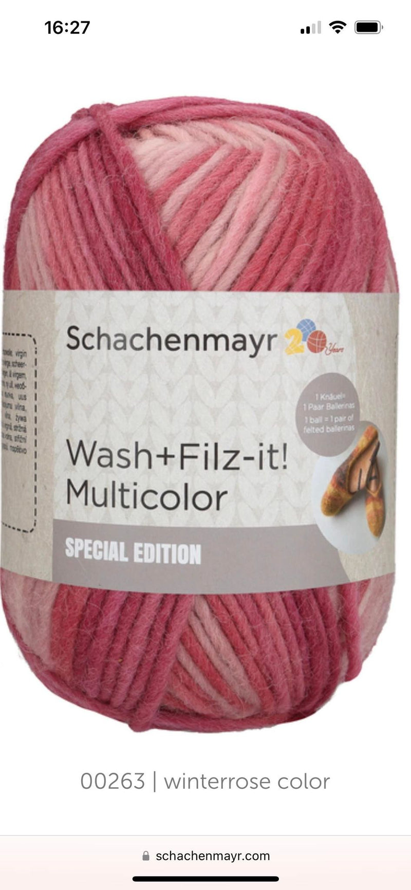 Wash + filt 263 Winterrose 200 gr