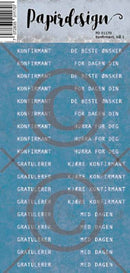 Stickers Konfirmant blå 1